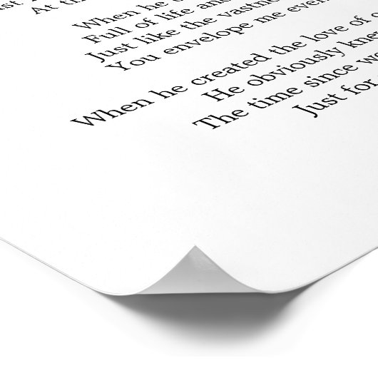 EN DAN WAS JIJ ER POSTER (Hoek)