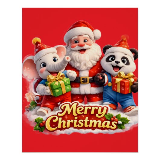 En Dave Prettig Kerstmis Sinterklaas poster (Voorkant)