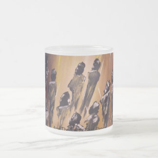 En de aarde zei vrede matglas koffiemok