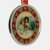 En de Angels Sing - Holiday Metalen Ornament (Rechts)