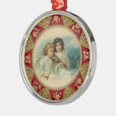 En de Angels Sing - Holiday Metalen Ornament (Links)