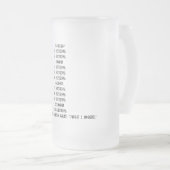 En de biergoden zeiden "nog maar 1 keer" Stein Matglas Bierpul (Voorkant rechts)