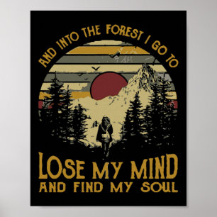 En de bossen in om mijn verstand te verliezen Kamp Poster