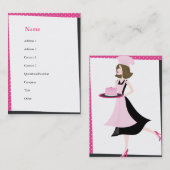 En de Cake was roze Visitekaartje (Voorkant / Achterkant)