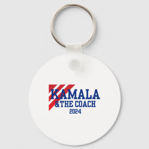 En de coach 2024 Kamala Harris Tim Walz  Sleutelhanger