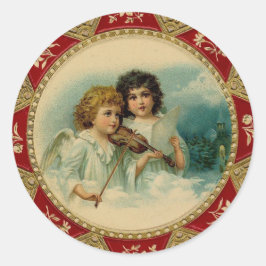 En de engelen zingen - Vakantie Ronde Sticker