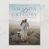 En de Foto Elegant van het Manuscript sparen het B Briefkaart (Voorkant)