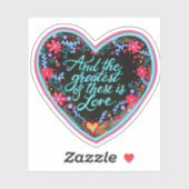 En de Grootste Liefde is Inspirivity Sticker (Vel)