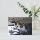 En de koe sprong over de maan briefkaart (Staand voorkant)