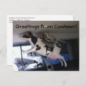 En de koe sprong over de maan briefkaart (Voorkant / Achterkant)