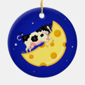 En de Koe trok de kaasmaanboom over Keramisch Ornament (Achterkant)