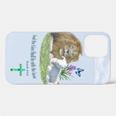 En de Leeuw zal bij het Lam liggen Case-Mate iPhone Case (Achterkant (horizontaal))