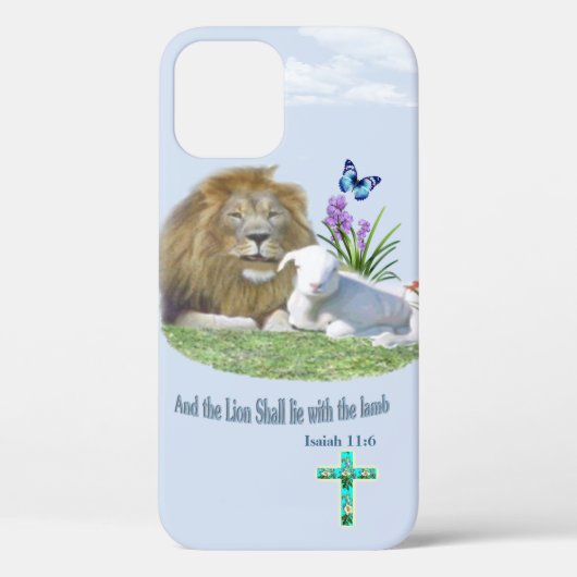 En de Leeuw zal bij het Lam liggen Case-Mate iPhone Case (Achterkant)