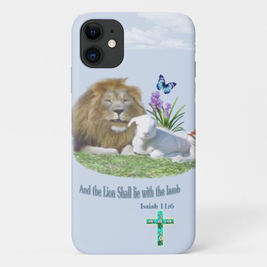 En de Leeuw zal bij het Lam liggen Case-Mate iPhone Case (Achterkant)