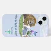 En de Leeuw zal bij het Lam liggen Case-Mate iPhone Case (Achterkant (horizontaal))