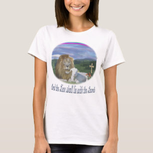 En de Leeuw zal bij het Lam liggen T-shirt