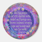 "En de mensen zitten nog steeds stil" Geïnspireerd Magneet (Voorkant)