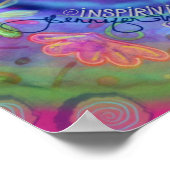 "En de mensen zitten nog steeds stil" Geïnspireerd Poster (Hoek)