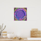 "En de mensen zitten nog steeds stil" Geïnspireerd Poster (Keuken)