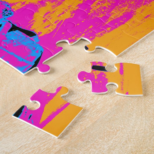 En de Puck houdt hier op! - Ice Hockey Goalie Legpuzzel (Zijkant)