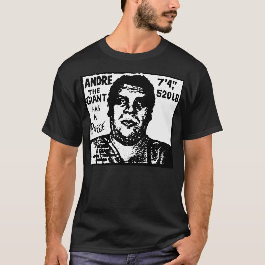 En de reus heeft een posse t-shirt (Voorkant)