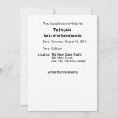 En de strijd draait aan (goed vs kwaad) kaart (Achterkant)