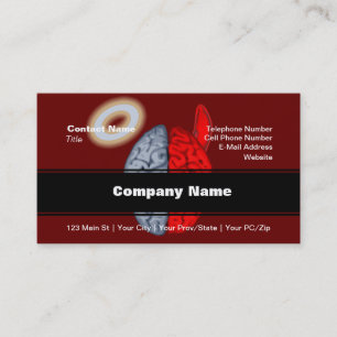 En de strijd draait aan (goed vs kwaad) visitekaartje