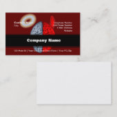 En de strijd draait aan (goed vs kwaad) visitekaartje (Voorkant / Achterkant)