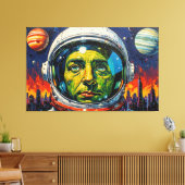 EN DE TOEKOMST WERD DUISTER 5 CANVAS AFDRUK (Insitu (Woonkamer))