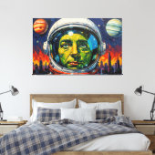 EN DE TOEKOMST WERD DUISTER 5 CANVAS AFDRUK (Insitu (Slaapkamer))