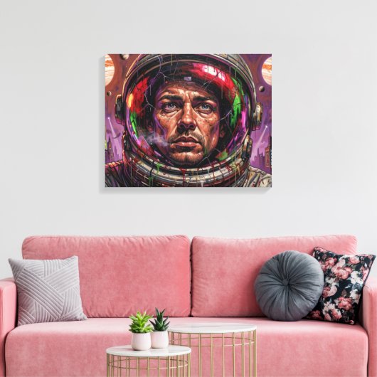 EN DE TOEKOMST WERD DUISTER 6 CANVAS AFDRUK (Insitu (Woonkamer))