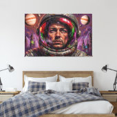 EN DE TOEKOMST WERD DUISTER 6 CANVAS AFDRUK (Insitu (Slaapkamer))
