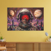 EN DE TOEKOMST WERD DUISTER 8 CANVAS AFDRUK (Insitu (Woonkamer))