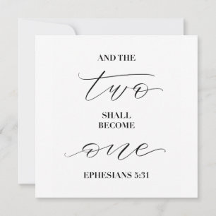 en de twee worden één