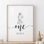 En de twee worden één, Ephesianen 5:31 Poster