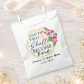 En de twee zullen één verlovingsfeest zijn bedankzakje (Geknipt)