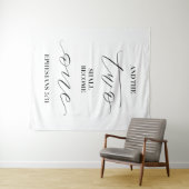 en de twee zullen één zijn — trouwen wandkleed (In Situ (horizontaal))