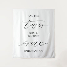 en de twee zullen één zijn — trouwen