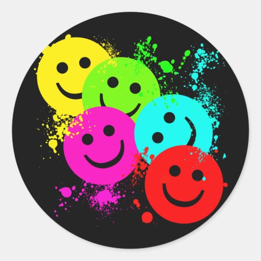 EN DE VERSPLATTER VAN DE VERZAMELING RONDE STICKER (Voorkant)