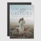 En de volledige Foto legant van het Manuscript spa Magnetische Uitnodiging (Voorkant / Achterkant)