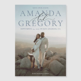 En de volledige Foto legant van het Manuscript spa Magnetische Uitnodiging