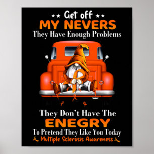 En de vrachtwagen verliest mijn zenuwen om te doen poster