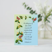 En de vrede van God die het Bijbelversum overstijg Briefkaart (Staand voorkant)