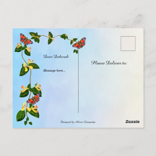 En de vrede van God... Phil 4:7 Briefkaart (Achterkant)