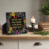 En de wereld kwam samen, Inspirivity Fotoplaat