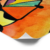 En de wind waait perfect poster (Hoek)