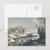 en de winterochtend briefkaart (Voorkant / Achterkant)