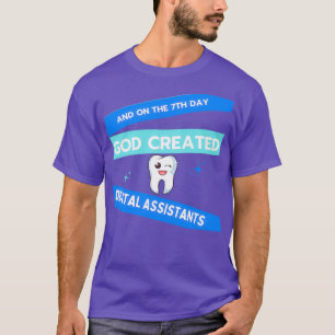 En de zevende dag dat God de financiering van tand T-shirt