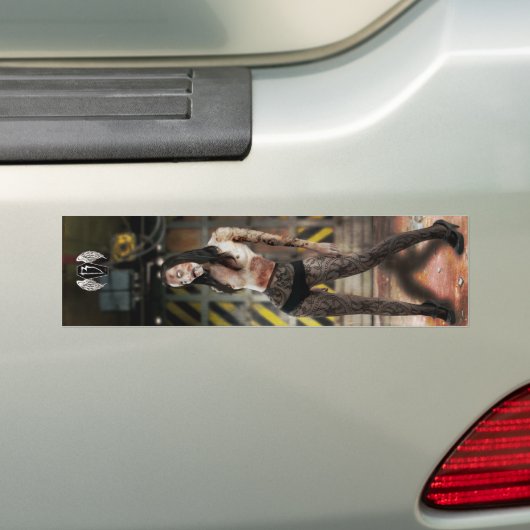 en de zombie apocalyps begint bumpersticker (Op auto)