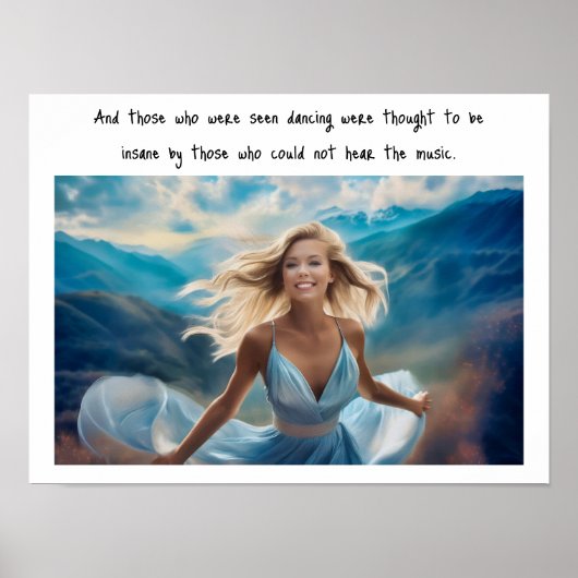 En degenen die werden gezien dansen ** poster (Voorkant)